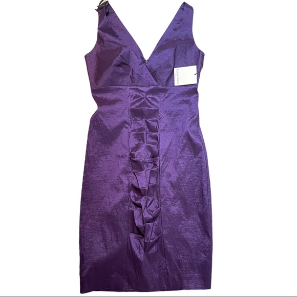 NWT Calvin Klein V Neck Cocktail Sheath Dress - Picture 14 of 14